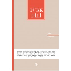 Türk Dili Dil ve Edebiyat Dergisi Türk Şiiri-3