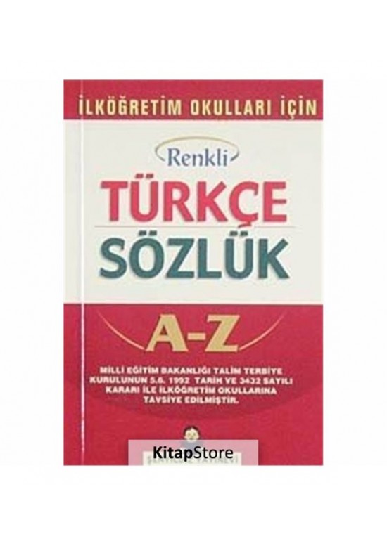 İlköğretim Türkçe Sözlük A Z Cep Boy, Renkli